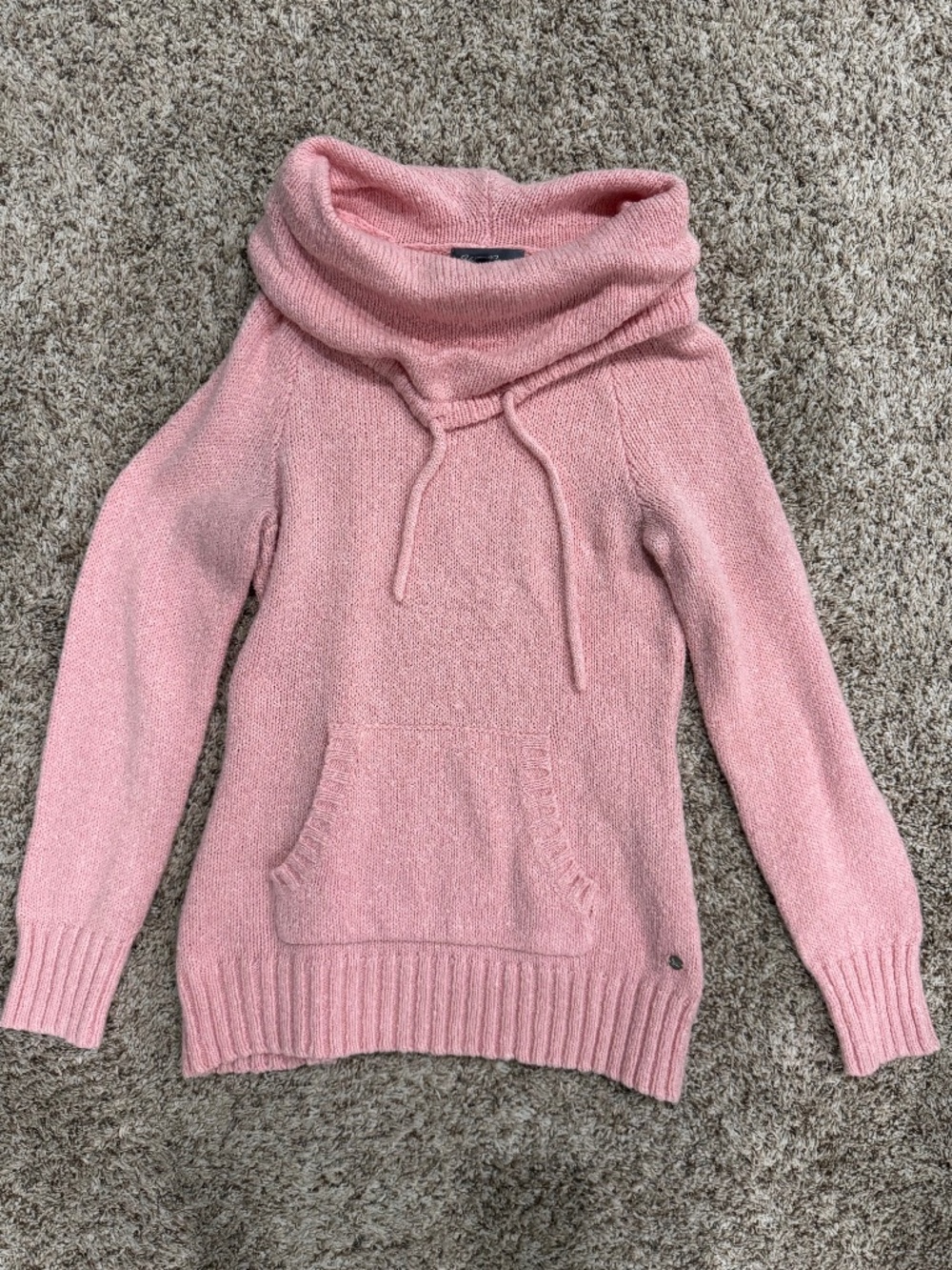 Eddie Bauer Cowl/Funnel Neck Pullover Sweater Pink Medium